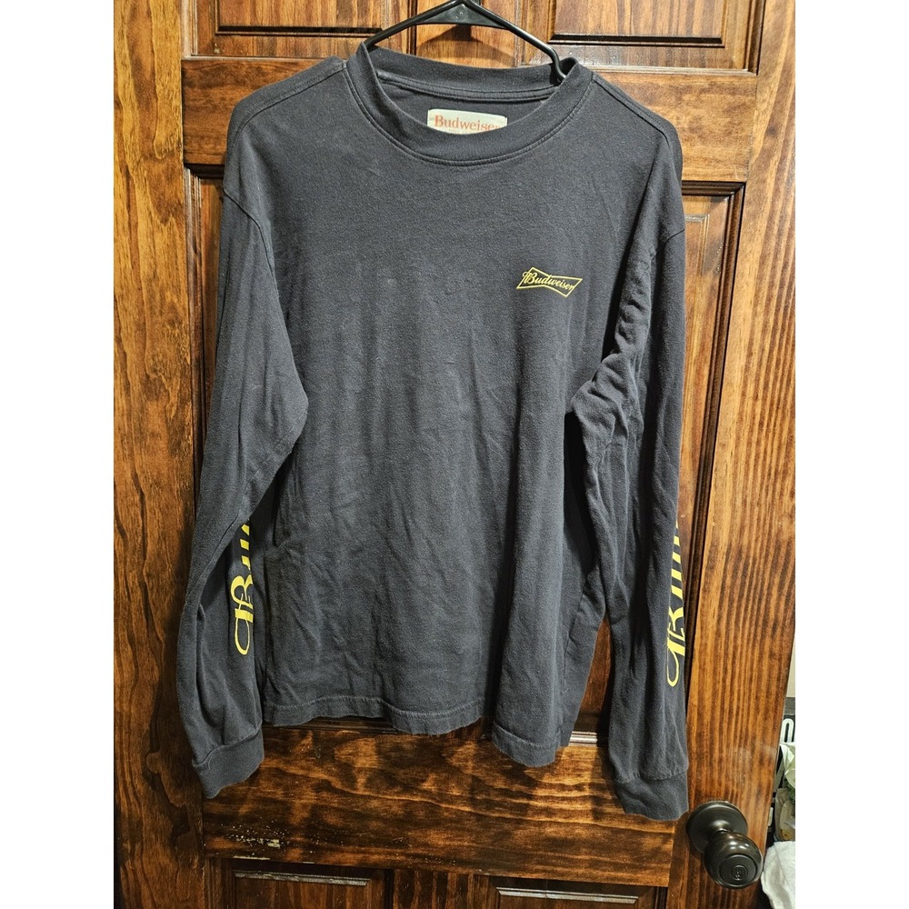 Budweiser Pacsun 2022 Men Black Long Sleeve Shirt Small Eagles Graphic T-Shirt